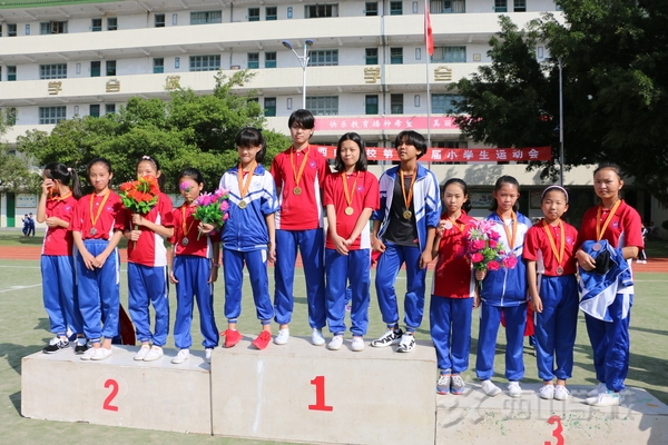 福建西山学校第十一届小学生运动会4×100米接力赛